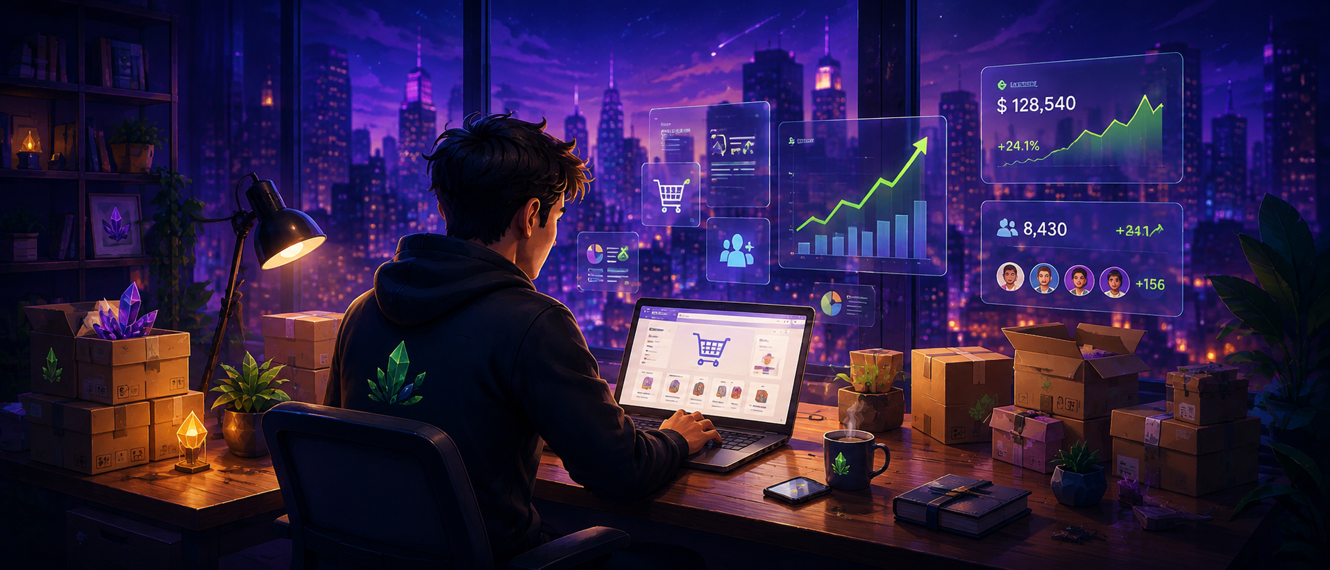 Ecommerce Life Tycoon oyun görseli